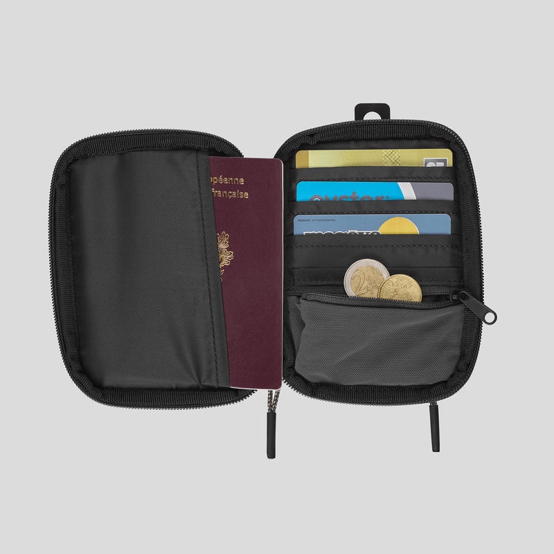 FORCLAZ Tas Organizer Travel Wallet Kecil