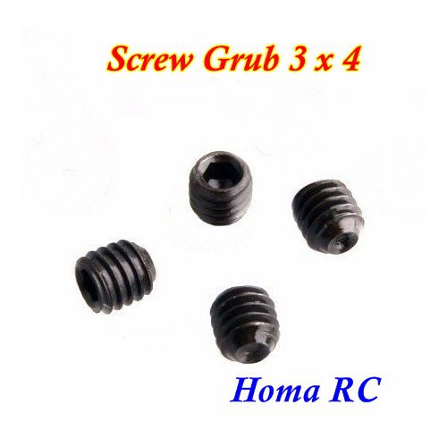 Baut Kutu Baut Grub Baut Tanam  M3x3  untuk RC Hobby