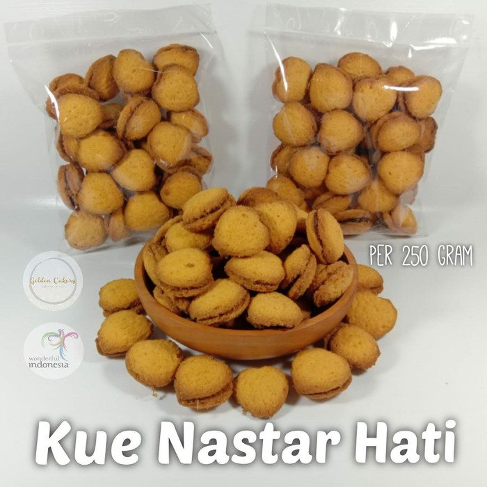 

KUE NASTAR 250 GRAM / NASTAR HATI / NANAS COOKIES