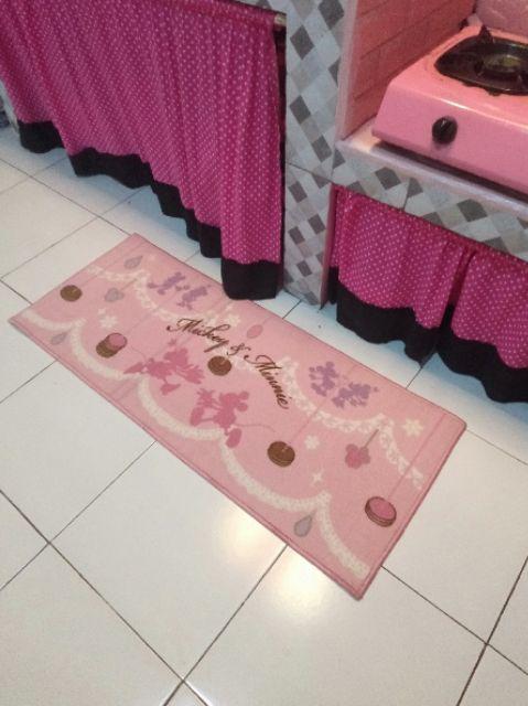 Size 50x120, Keset Panjang/runner Karakter With Antislip