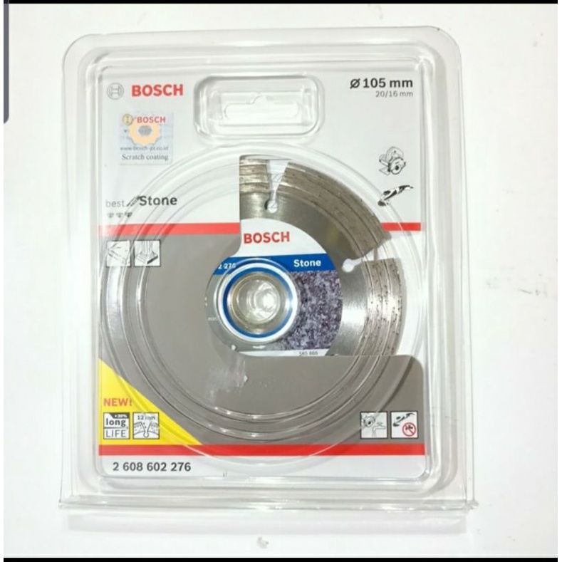 Mata Potong Keramik/Granit Bosch Ori 105mm - Mata Gerinda Potong Keramik/Granit Bosch - Diamond Whee