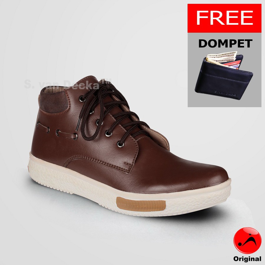 Sepatu S. van Decka D-MTZ03K+Bonus Dompet