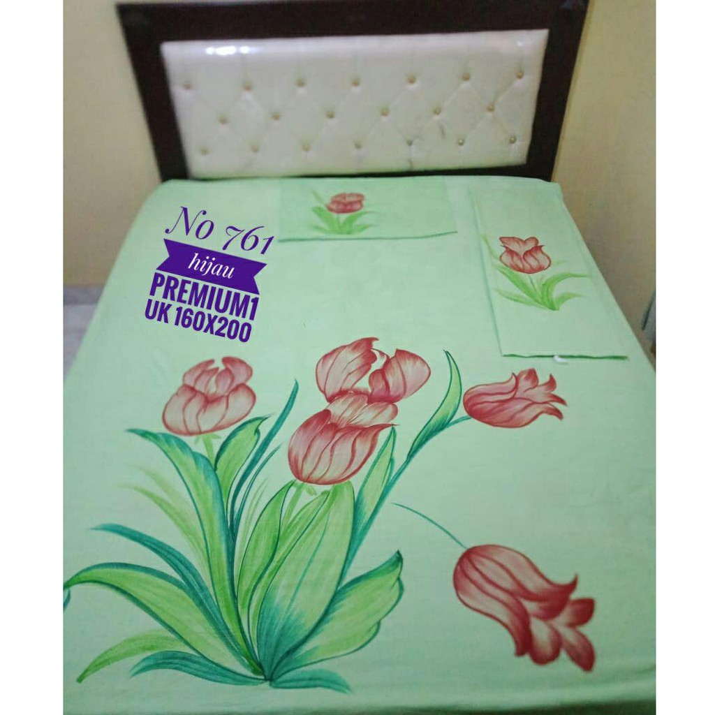 SPREI BATIK LUKIS PEKALONGAN PINK PUTIH 180X200X30 200X200X30 180X200X20 200X200X20 MOTIF 160x200x30