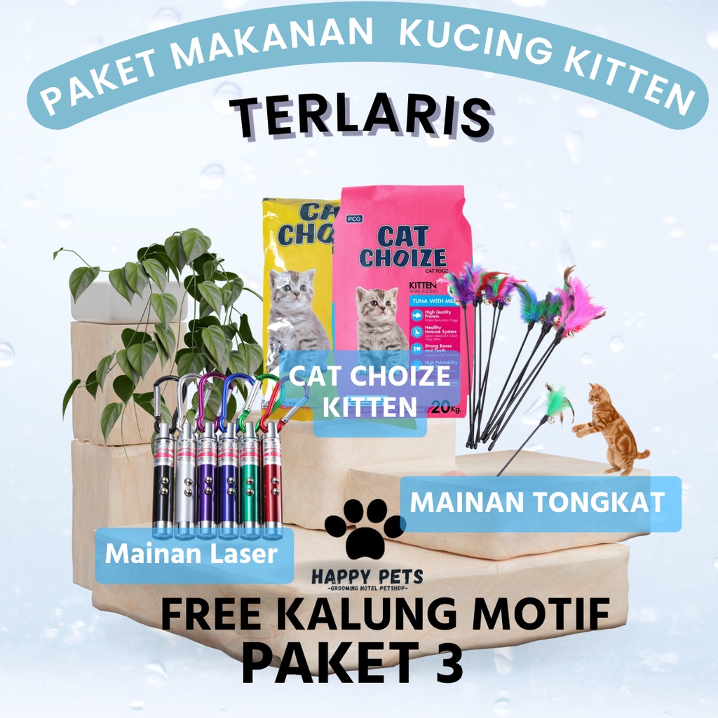 Paket Makanan Kucing kitten murah / Makanan Kucing kecil