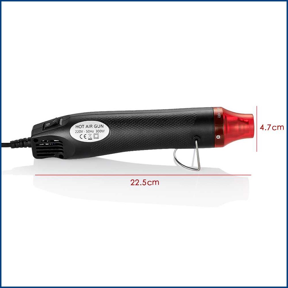 Heat Gun Mini 300w Adjustable Temperature - Taffware