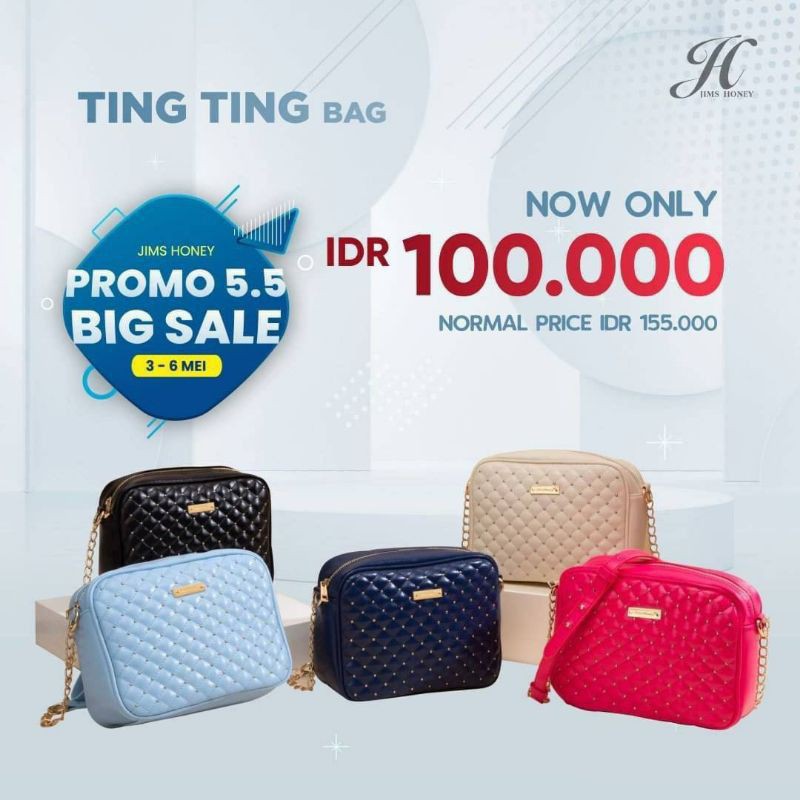 Tingting Bag By Jims Honey / Promo Tas Jims Honey Original Tingting Bag
