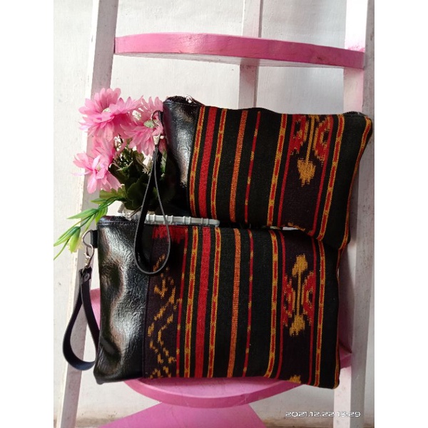 GROSIR Clutch wanita TENUN TROSO 25x16cm/SOUVENIR EXCLUSIVE/sovenir dompet troso exclusive/Dompet TENUN TROSO ORIGINAL JEPARA