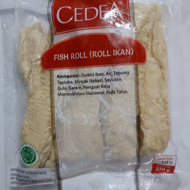

Cedea fish roll 250 gram