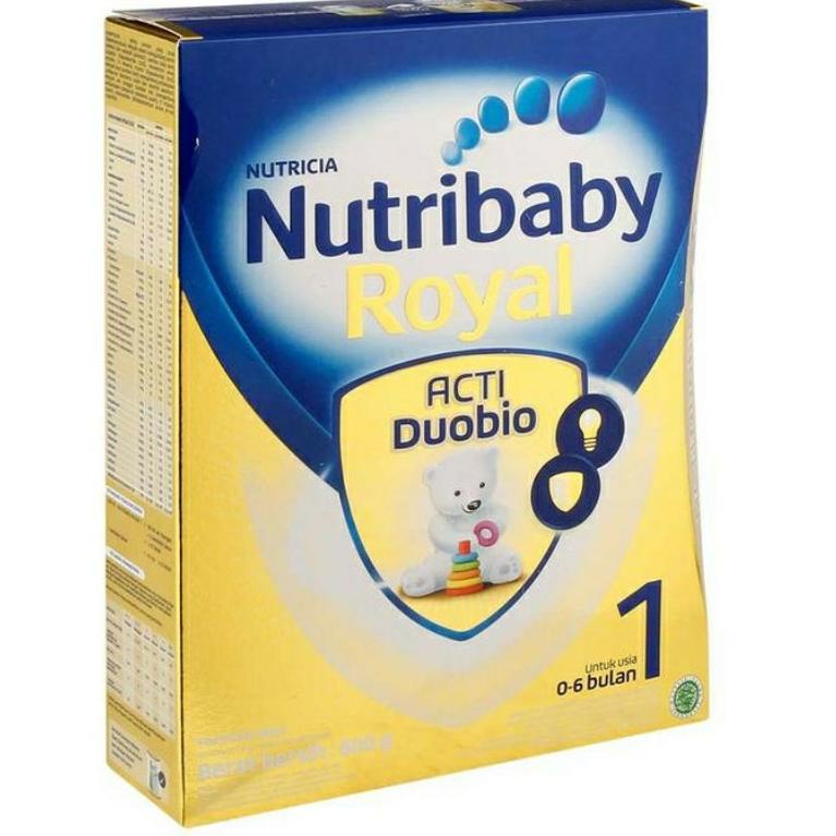 

V Nutribaby Royal 1 Royal 2 Acti Duobio 400gr tahap 1 tahap 2 (0-6 bulan/6-12 bulan) ➜↕ ➣ Kirim Seka