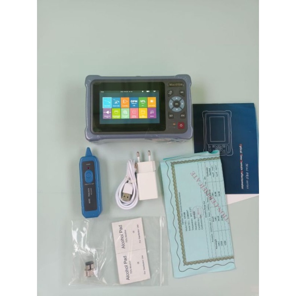 Smart OTDR mini S760 Mini Pro Free Wire Tracker Layar Touchscreen