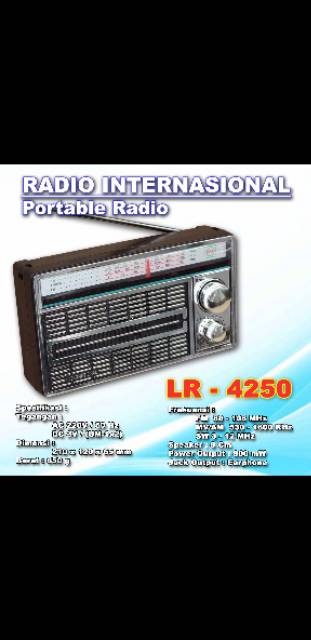 Radio Jadul / Radio International 4250 FM/AM/SW