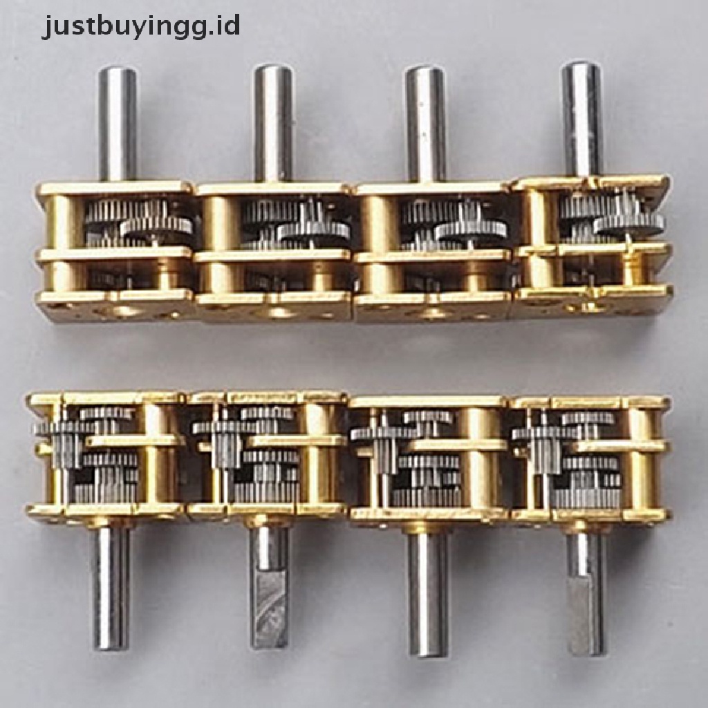 (Justbuyingg.Id) 5pcs Gearbox Reduksi N20 Bahan Metal Diy N20