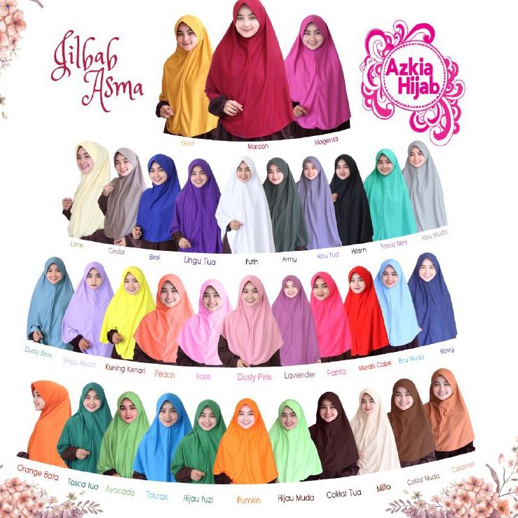 Top Produk.. Daily Hijab Bergo Asma - Size XL - Warna 17 - 35 Azkia Hijab