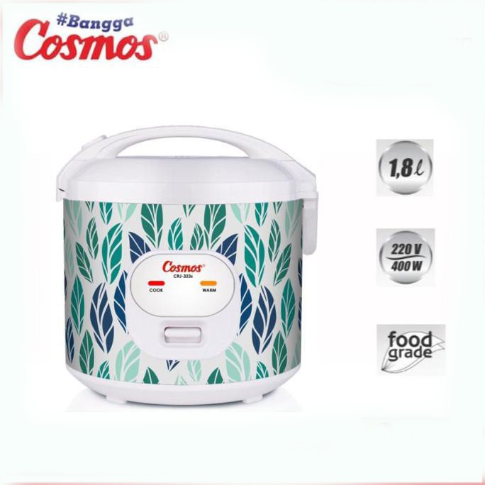 Cosmos Rice Cooker Non Stick CRJ-323 S - 1.8L