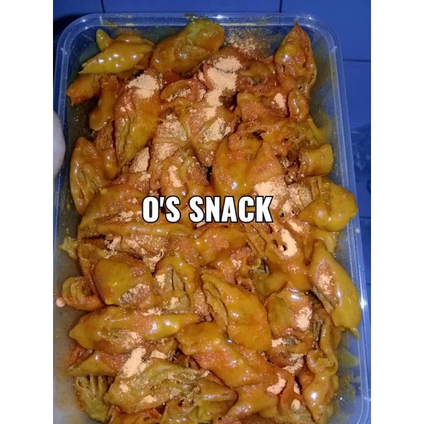 

Kulpi o's snack varian rasa pedas dan manis/kulpi renyah