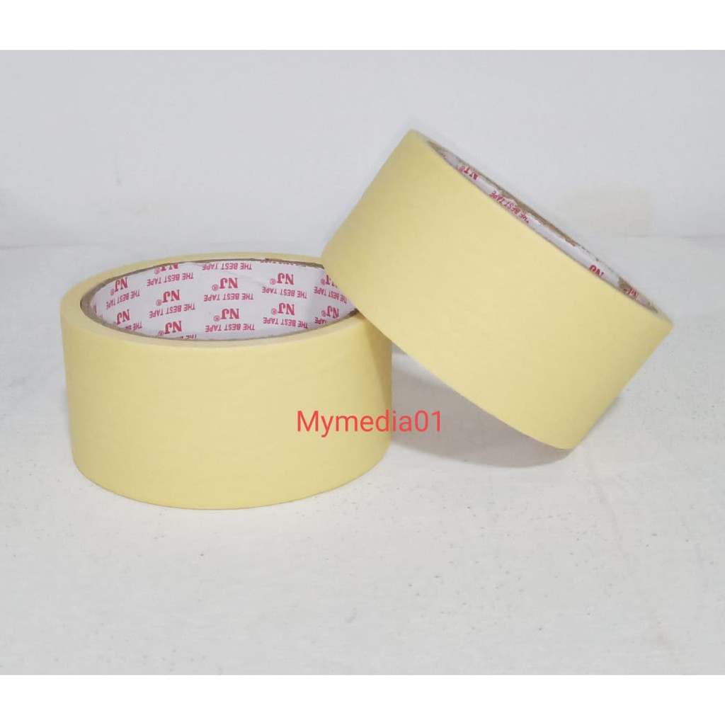 

masking tape / lakban kertas kuning 2 inch × 15 yard
