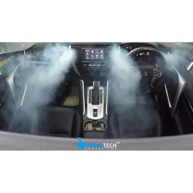 Cairan Fogging Mobil - nanoTECH PROTECTION - Liquid Fogging Mobil - HEALTHY AIR FUMIGATION - Liquid Fogging Anti Virus - Cocok Untuk Semua Mesin Fogging Mobil