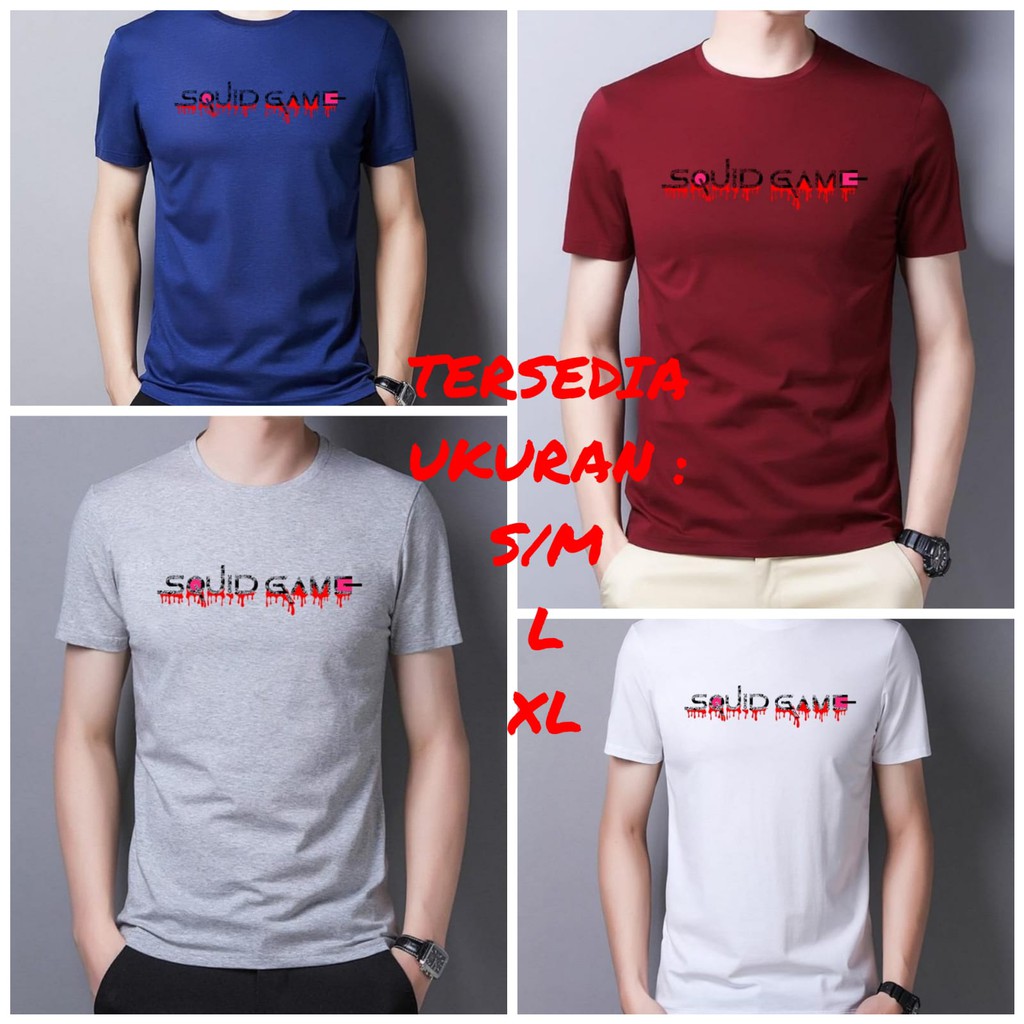 BISA COD / ALIPIO FASHION - SQUIDGAME ALI / netflix / korea / new hot list / game / kaos pendek