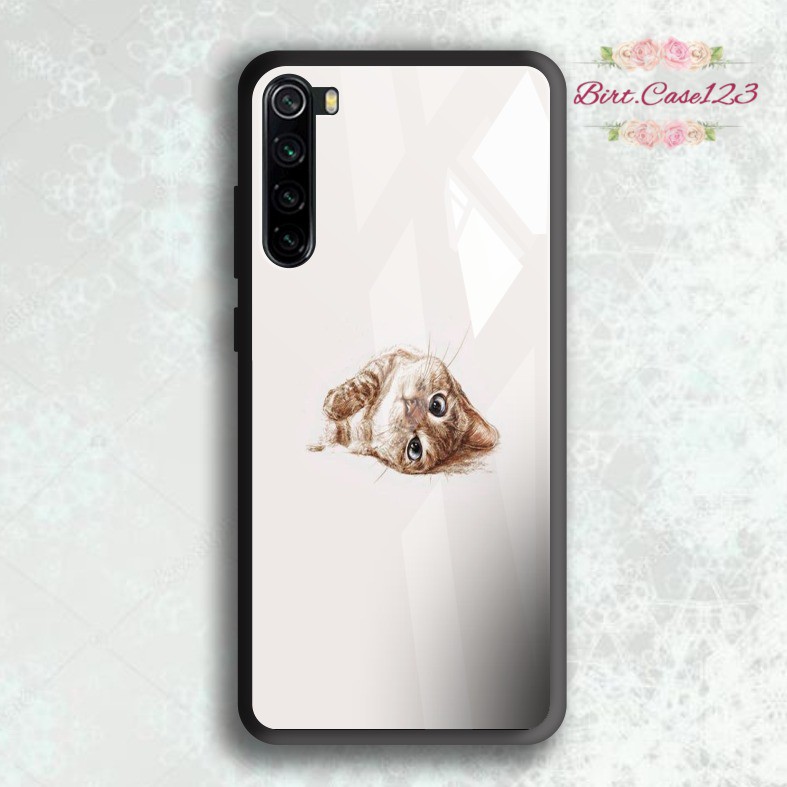 Case casing softcase silikon Gambar KUCING back case glass oppo samsung vivo xiaomi realme all type