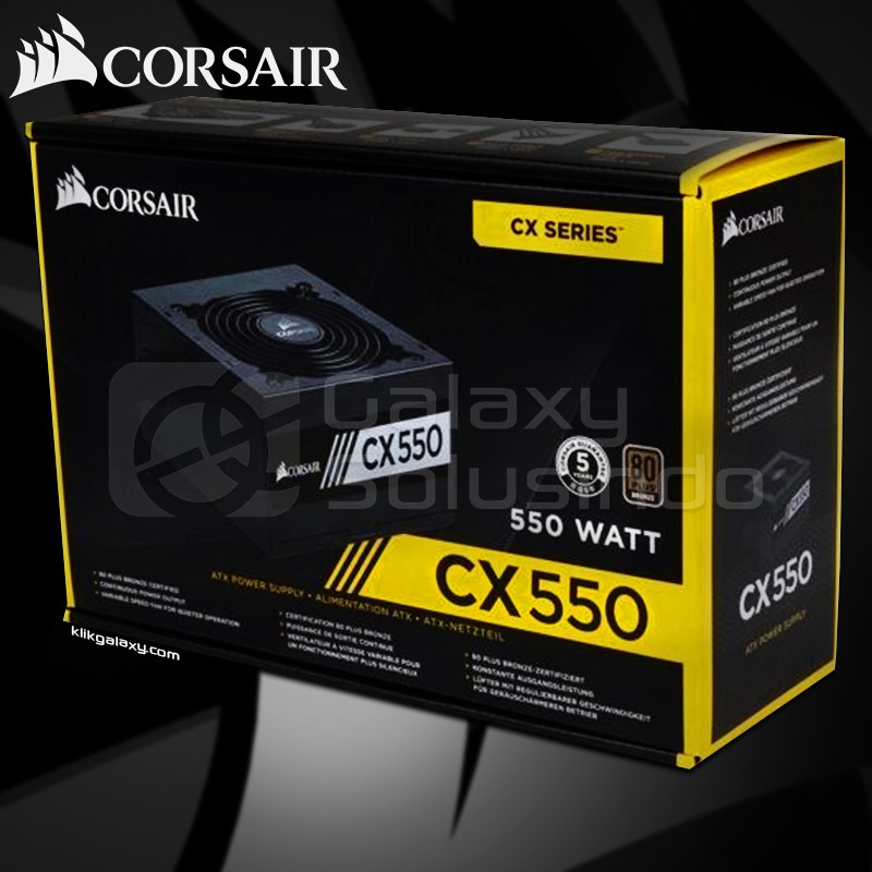 Corsair CX550 Non Modular 80+ Bronze Certified