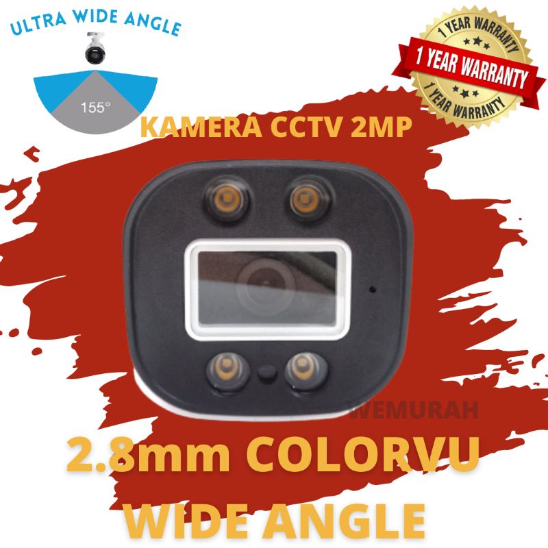 Kamera CCTV Outdoor Edge/Interluc 2mp Colorvu - Hd1080