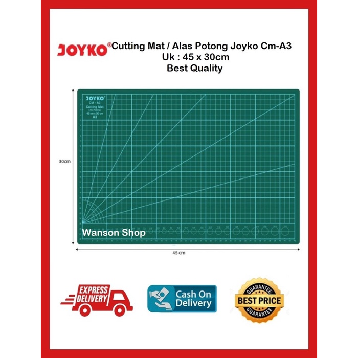 

Kusus Hari Ini Cutting Mat / Alas Potong Joyko Cm-A3 Berkualitas
