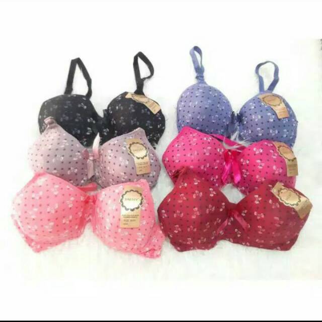 Bra fashion wanita Cup A tanpa kawat AA613