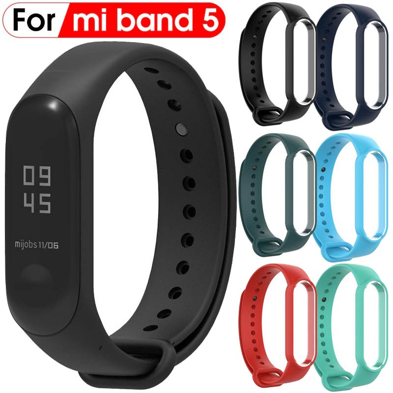 Casing Xiaomi - Silicone Strap Wrist Case Xiaomi Mi Band 5 - Softcase