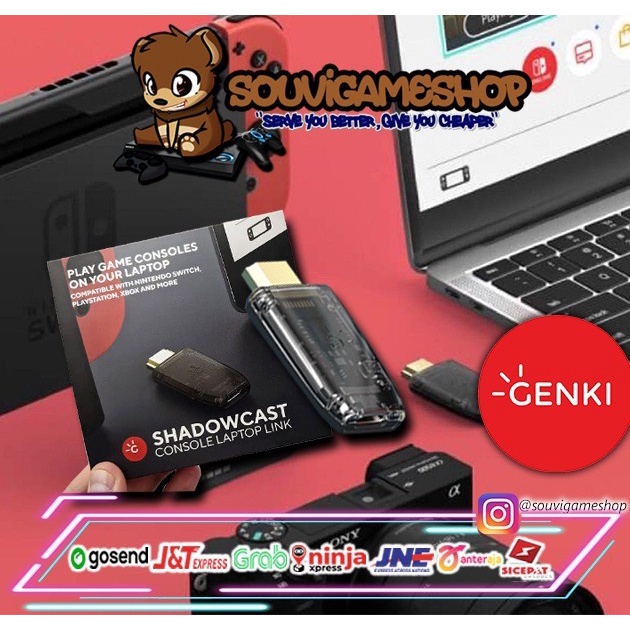 Genki ShadowCast Console Laptop Link for Switch and Playstation