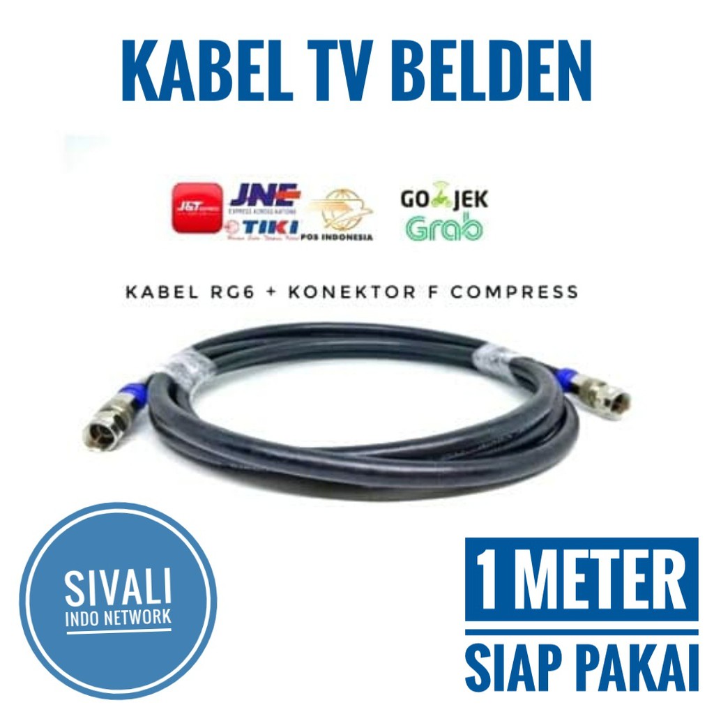 KABEL TV BELDEN F COMPRESS PANJANG 1 METER