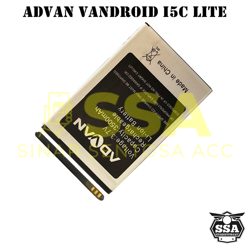 Baterai Original Advan Vandroid I5C Lite OEM Batre Batrai Batrei Battery I 5C i5c Lite Ori HP Batu Batere Garansi Murah Awet