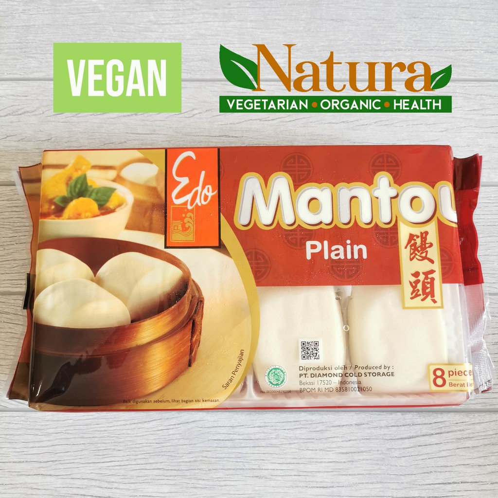 

EDO Mantou Plain 8pcs 320gr Beku Vegetarian Vegan