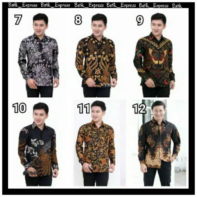 KEMEJA BATIK PRIA LENGAN PANJANG SIZE M L XL XXL BSWART BatiK HRB026 Kenongo Hem Panjang Padi KEMEJA