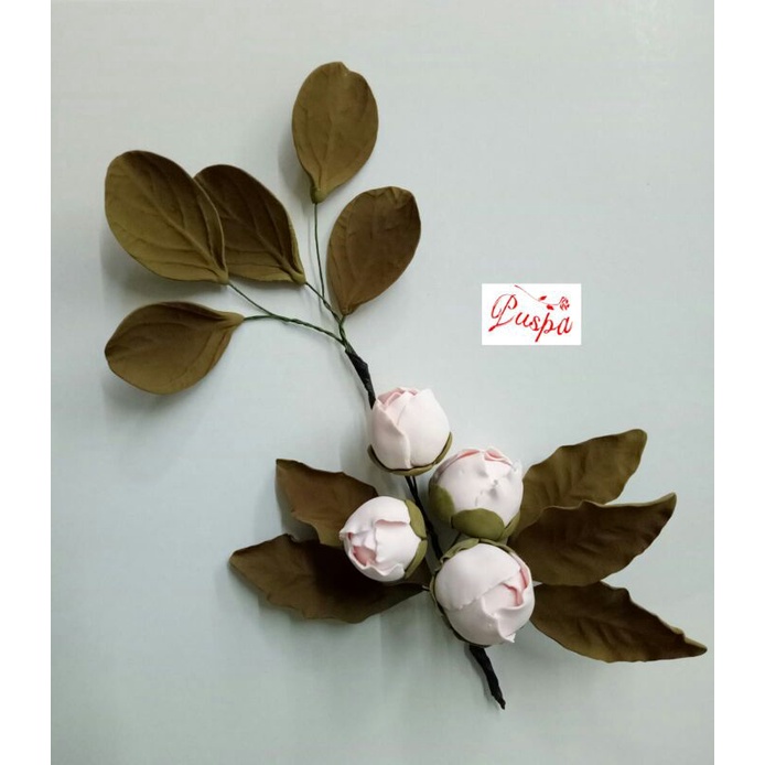 

(394/PRFB) Gumpaste Flower Sugar Flower/Bunga Gumpaste Flower Buds Kuncup Bunga