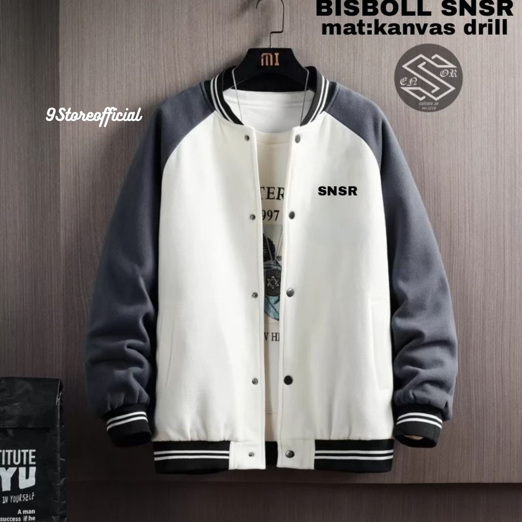 9StoreOfficial Jaket  Bomber Baseball Sensor Original 