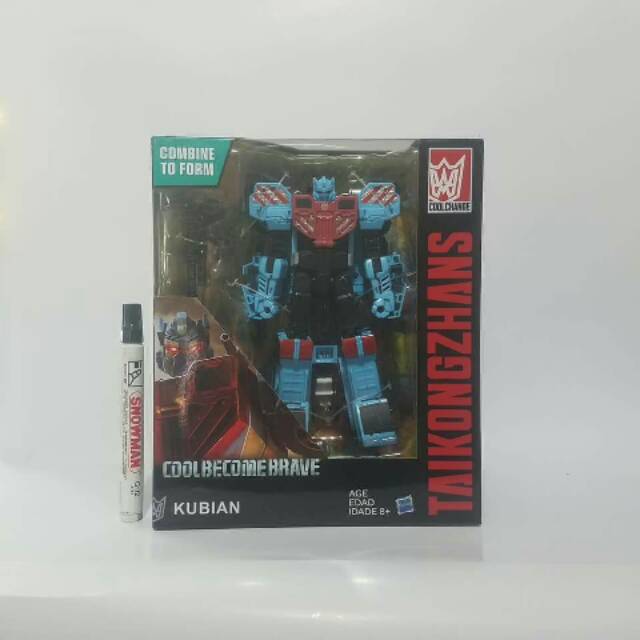 Mainan action figure Transformer hot spot Coolbecomebrave boxTaikongzhan kubiancool