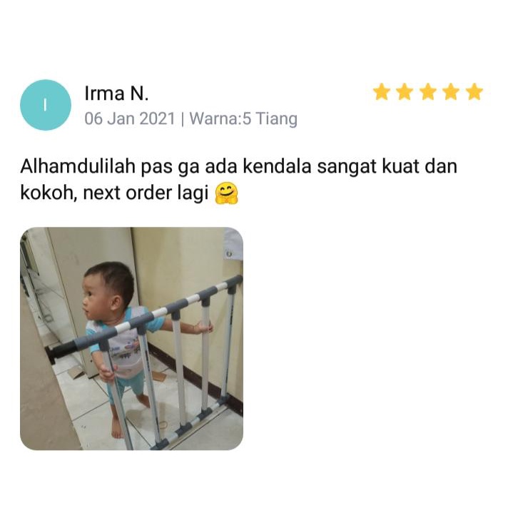 Pagar Anak Bayi Pembatas Pengaman Anak Bahan Pipa Pvc Portable Tidak Perlu di paku atau di bor