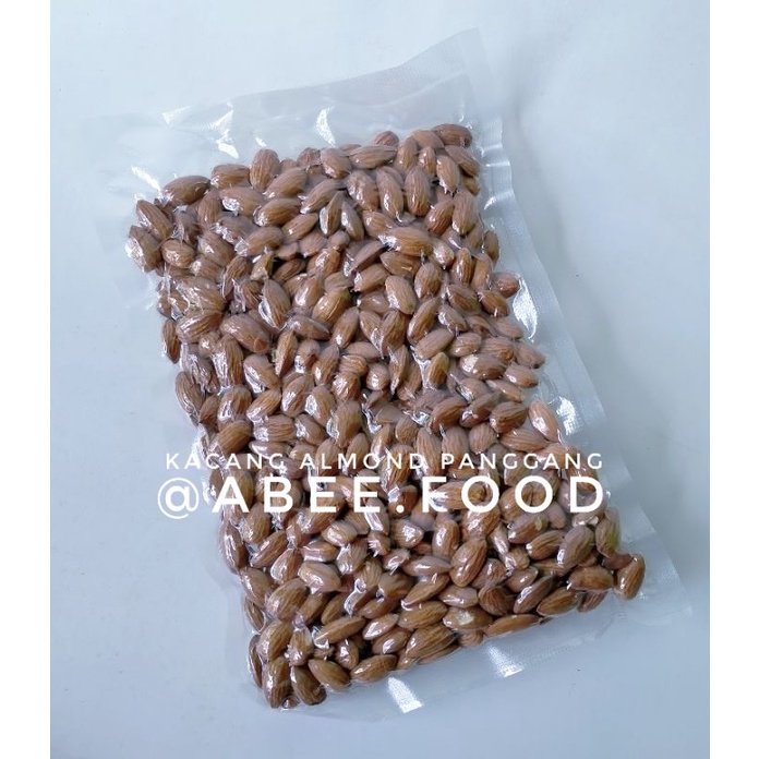 

kacang almond panggang kemsaan 500g
