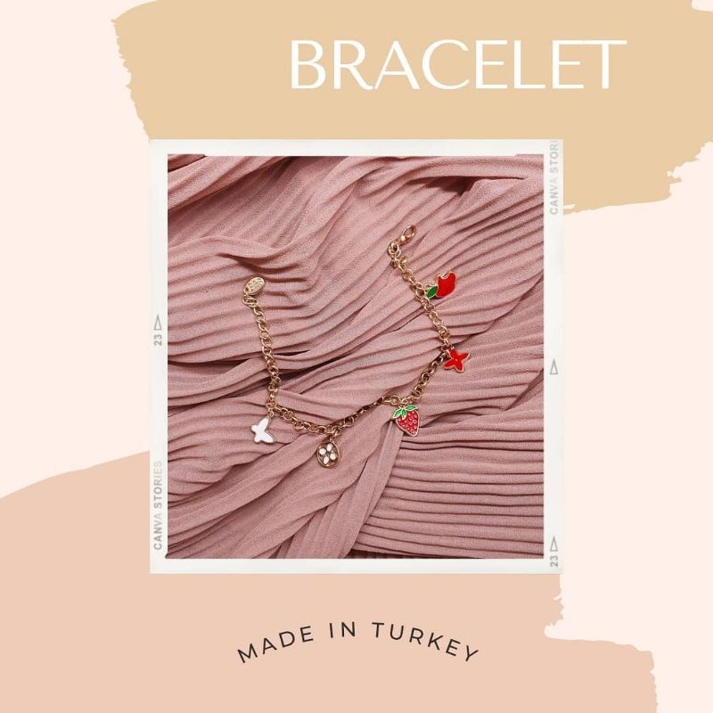 turkey bracelet strawberry