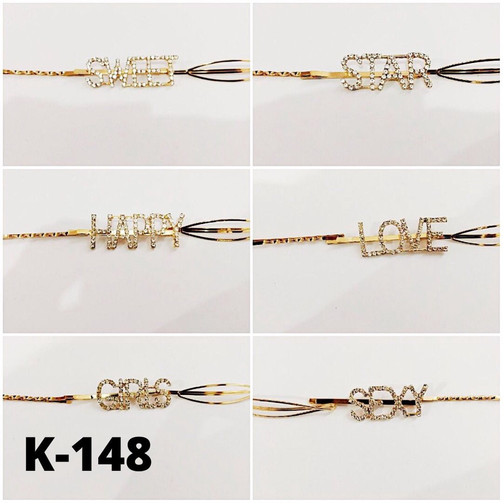 JEPITAN RAMBUT KOREA | HAIRCLIP MODEL KOREA | BLINK METAL HAIRPIN [SWEETSPACE]