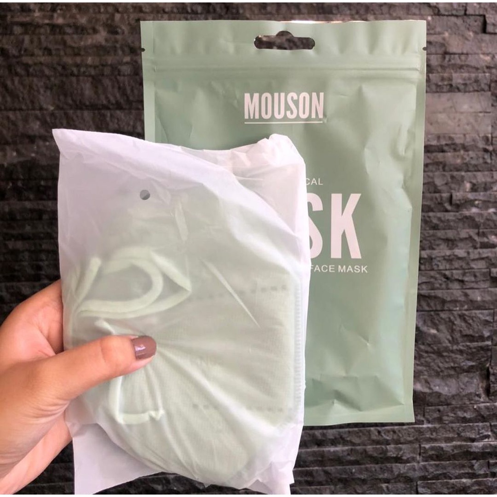 masker KN95 mouson 5ply model sensi izin kemenkes embos premium isi 10pcs