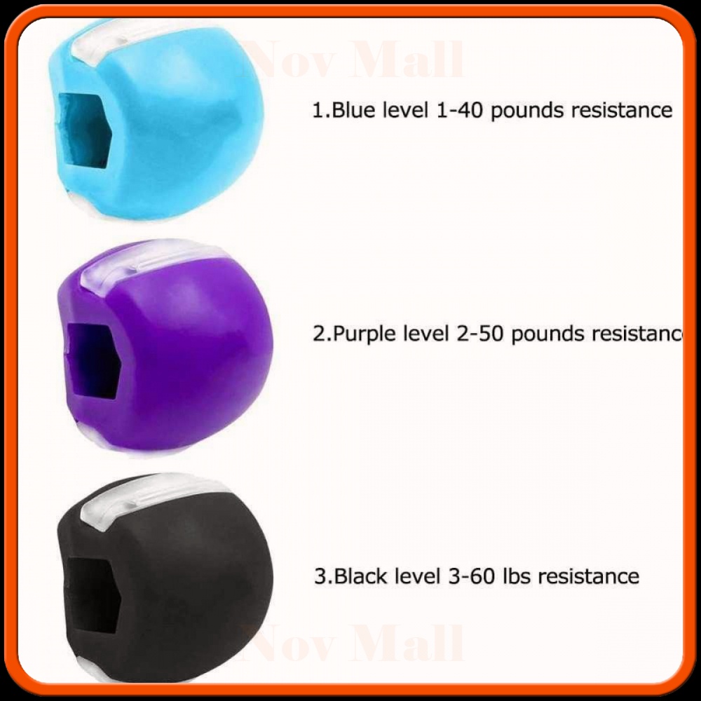 Alat latihan Rahang Jaw Exercise Silicone Training Ball MU103