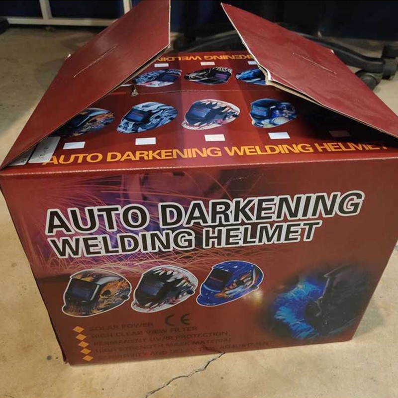 Topeng Helm Masker Kedok Kacamata Las Auto Darkening Gelap Otomatis T43