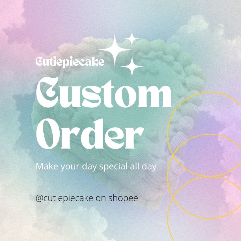 Custom Order Fake Cake | Cutiepiecake