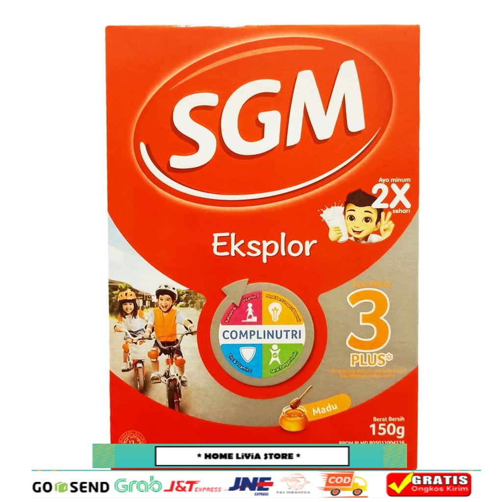 

SGM Eksplor 3 Plus Madu 150 g