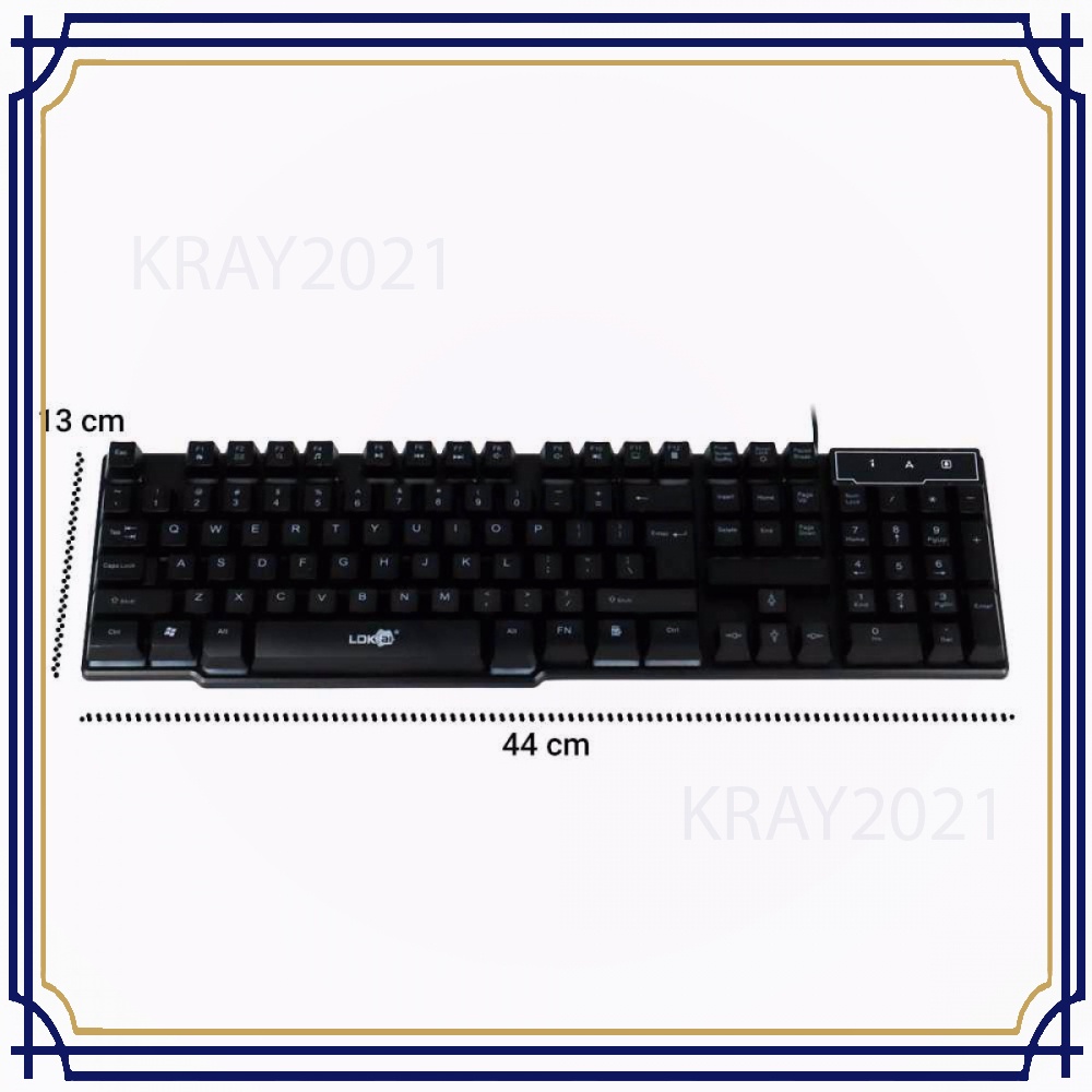 Gaming Keyboard RGB LED Wired KB009