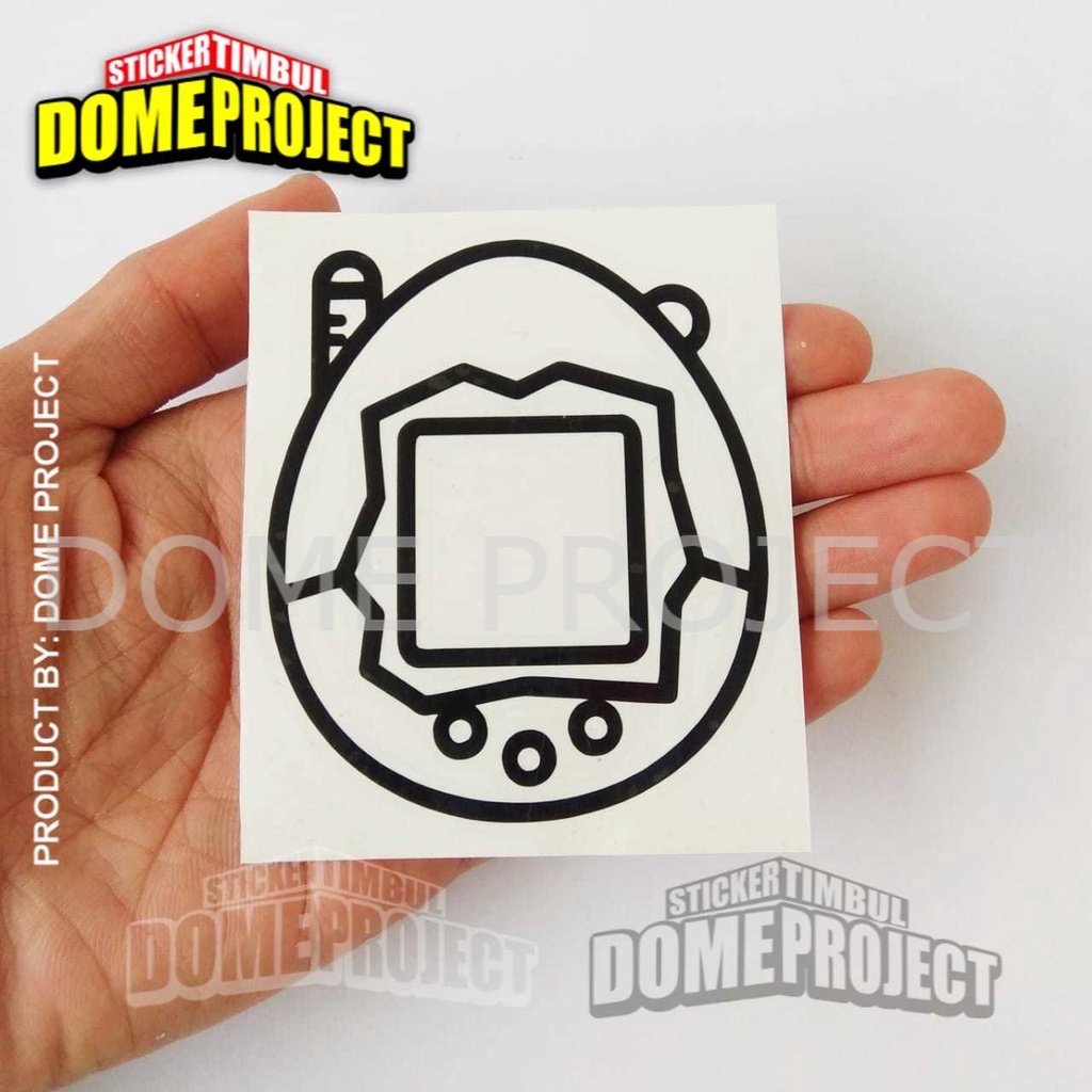 TAMAGOCHI STIKER CUTTING STIKER MOBIL SATUAN STIKER KACA DAN BODY MOBIL STIKER OUTDOOR