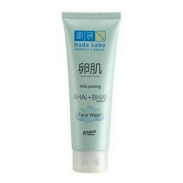 Lehan Tajuddin Review Hada Labo Aha Bha Face Wash Mild Peeling Lotion And Uv Perfect Gel