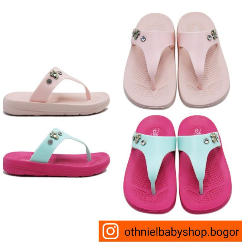 balmoral kids sendal sandal jepit anak perempuan cewe cewek disney minnie mouse original ori