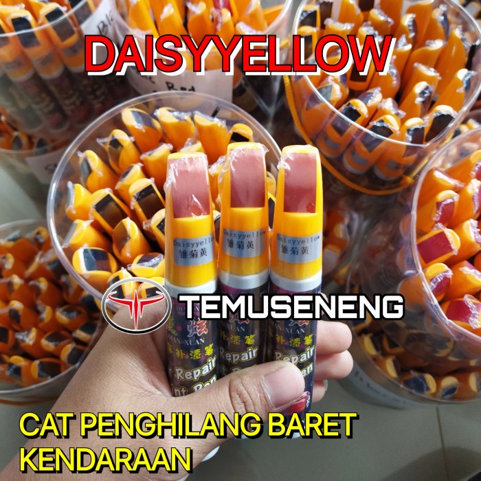 Daisy Yellow Metalik Pena Spidol Cat Anti Gores Lecet Mobil Motor Fix